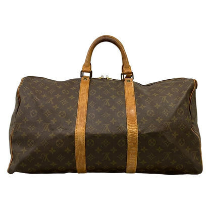Louis Vuitton Boston Bag Monogram Keepall 50 Signed — view 3