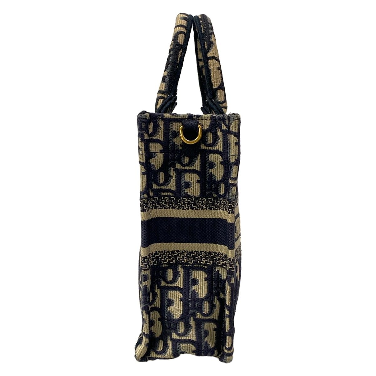Dior Tote Book Mini Phone Dark Navy Ivory — view 2