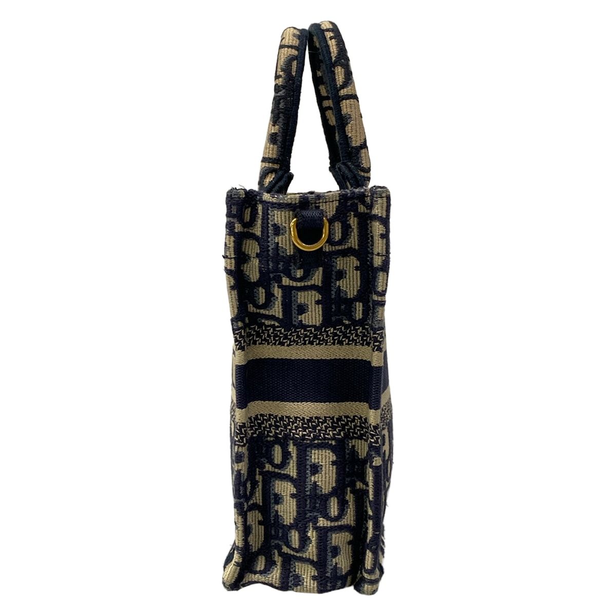 Dior Tote Book Mini Phone Dark Navy Ivory — view 4