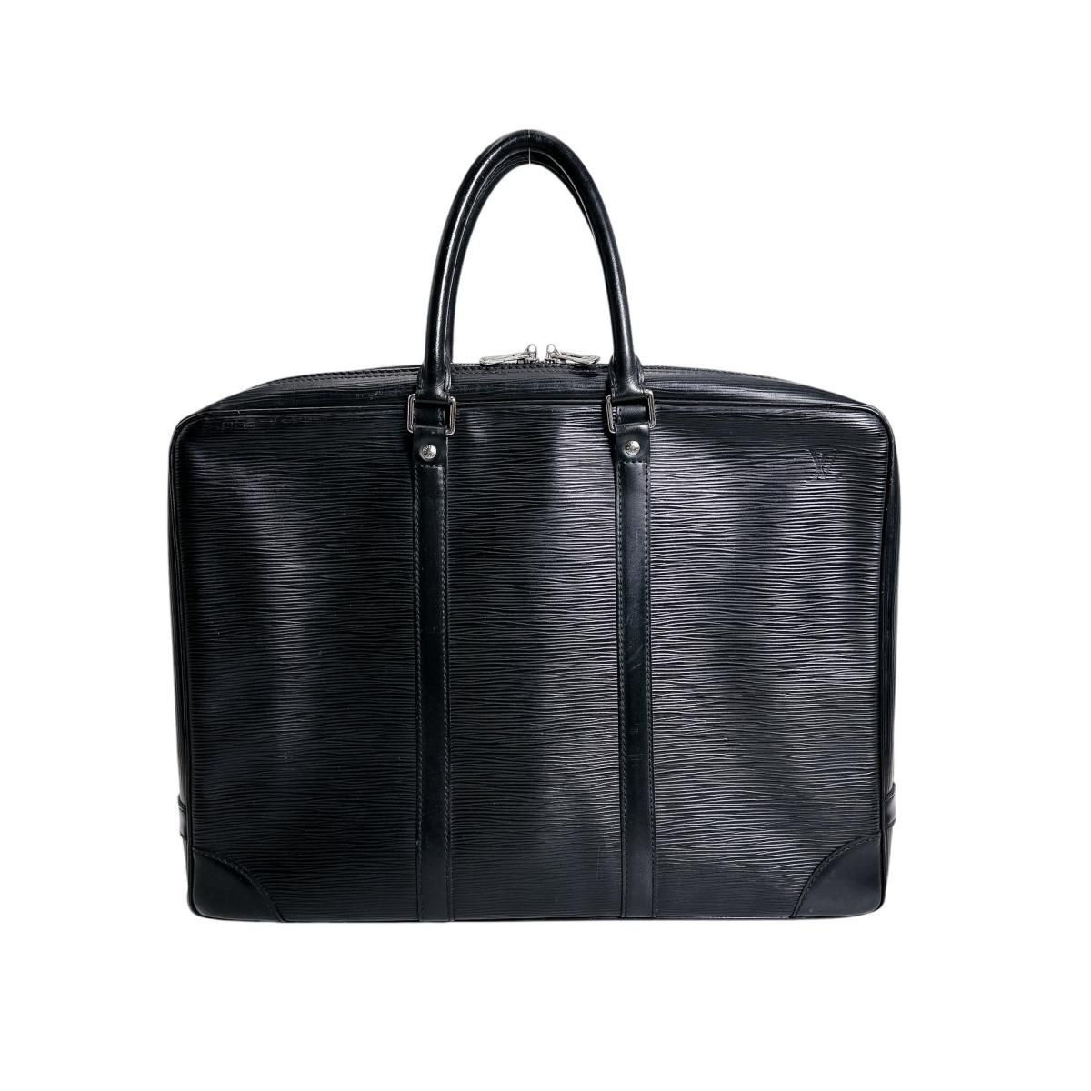 Louis Vuitton Epi Business Bag Porte Documents Voyage Black