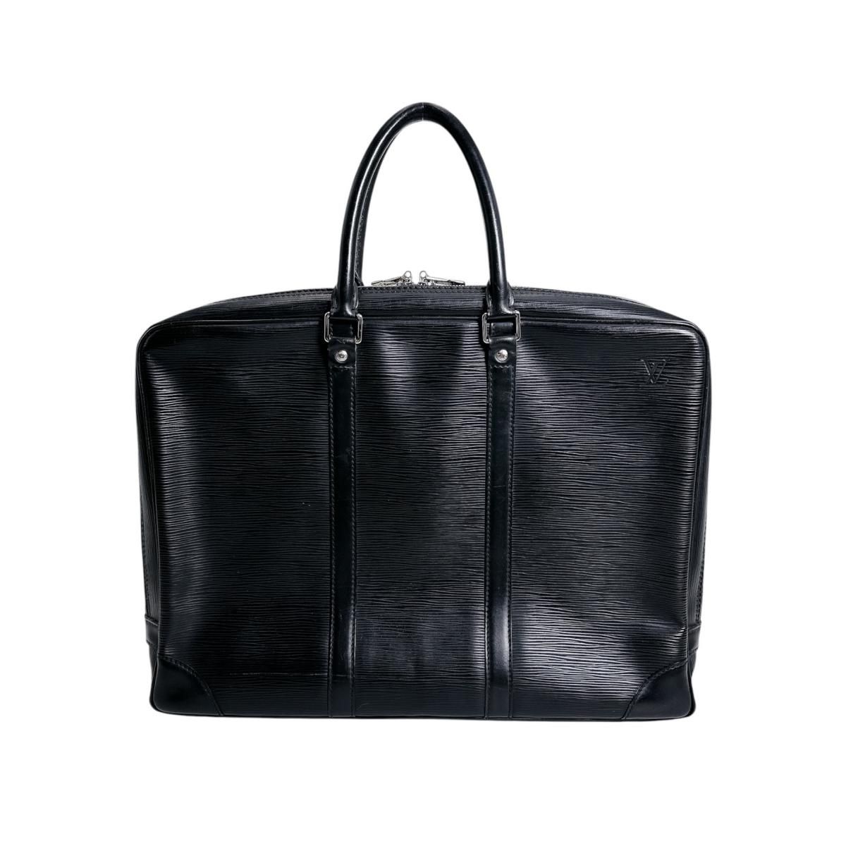 Louis Vuitton Epi Business Bag Porte Documents Voyage Black — view 2
