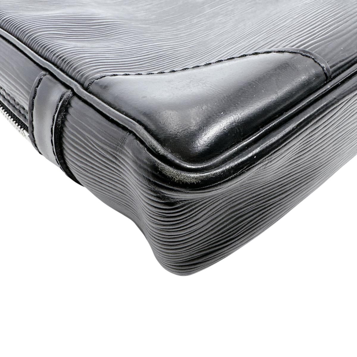 Louis Vuitton Epi Business Bag Porte Documents Voyage Black — view 5