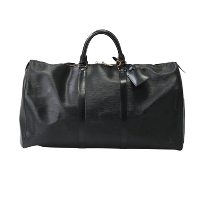 Louis Vuitton Epi Keepall 50 Boston Bag Black