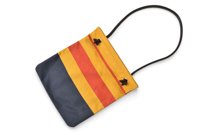 Hermes Shoulder Bag Sac Aline MM Toile Chevron Swift Jaune Orange Marine
