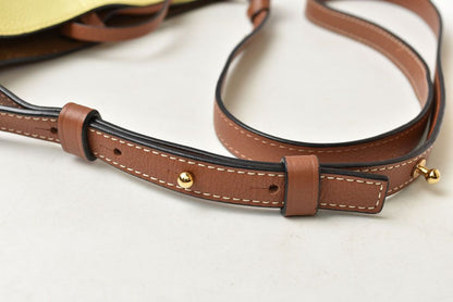 Loewe Shoulder Bag Gate Yellow Brown — view 7