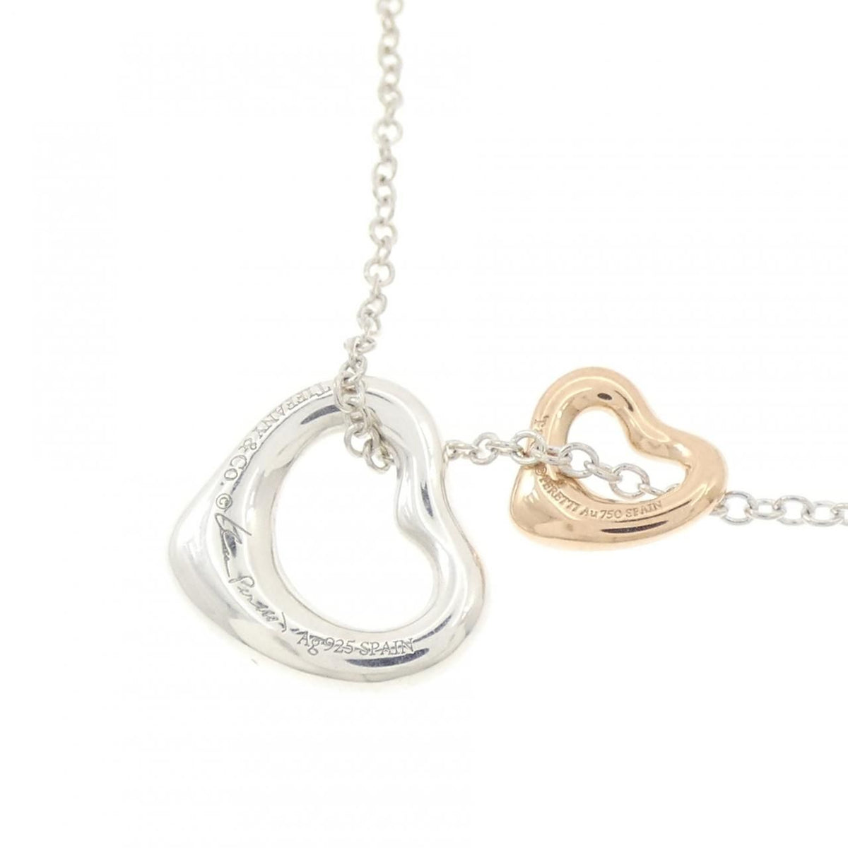 Tiffany & Co Open Heart Extra Mini Necklace — view 4