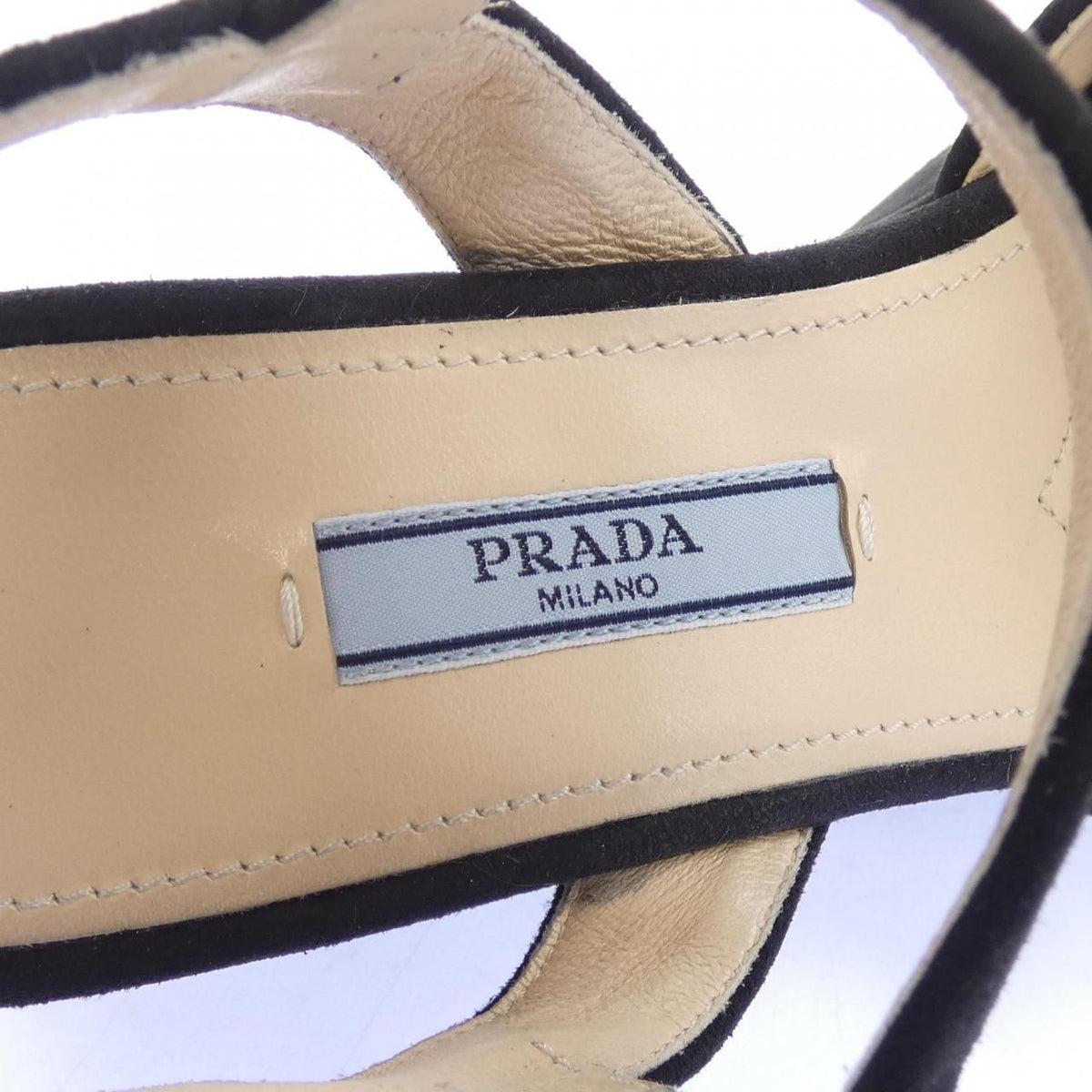 Prada Platform Sandals Black — view 6