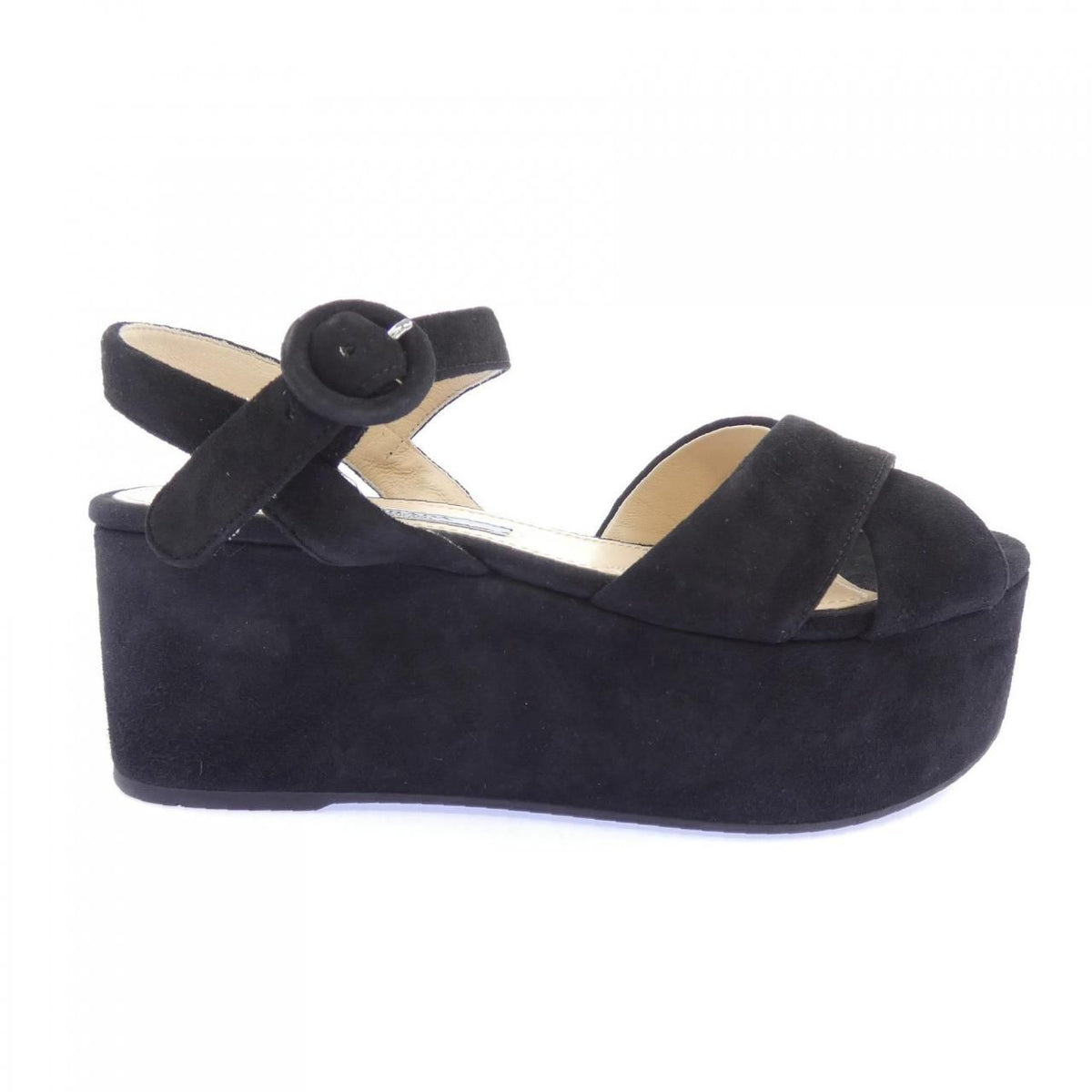 Prada Platform Sandals Black