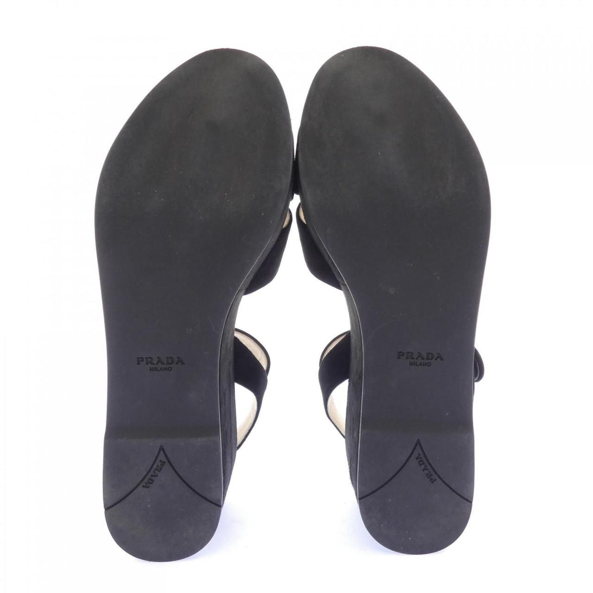 Prada Platform Sandals Black — view 4