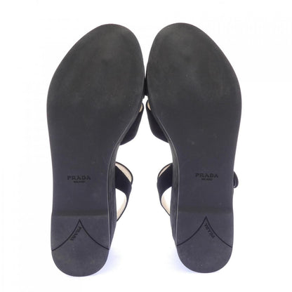 Prada Platform Sandals Black — view 4