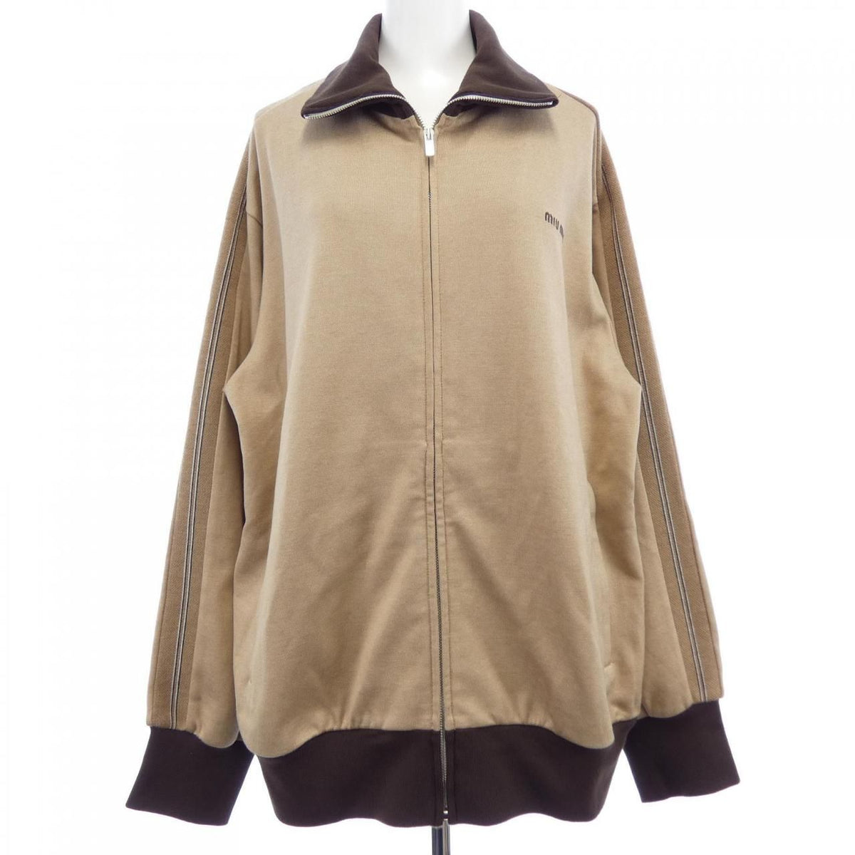 Miu Miu Jerjey Zipper Sweatshirt