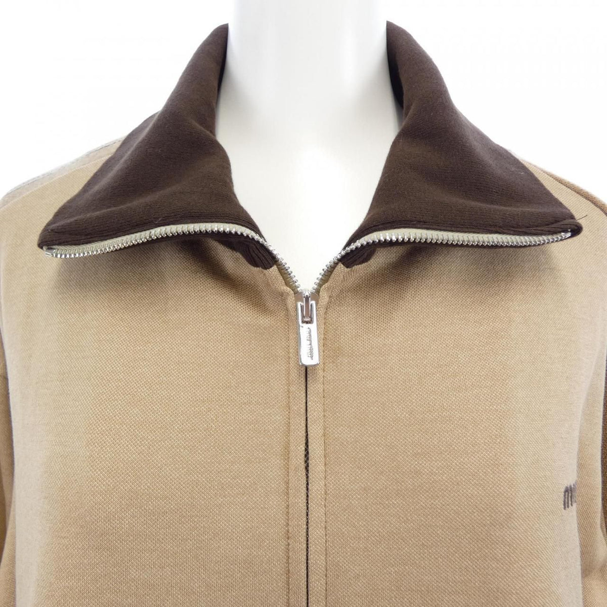 Miu Miu Jerjey Zipper Sweatshirt — view 5