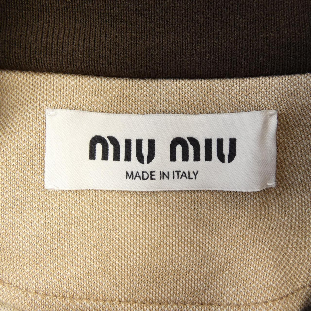 Miu Miu Jerjey Zipper Sweatshirt — view 4