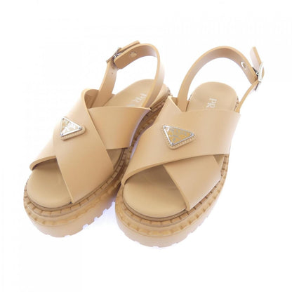 Prada Triangle Logo Sandals — view 3
