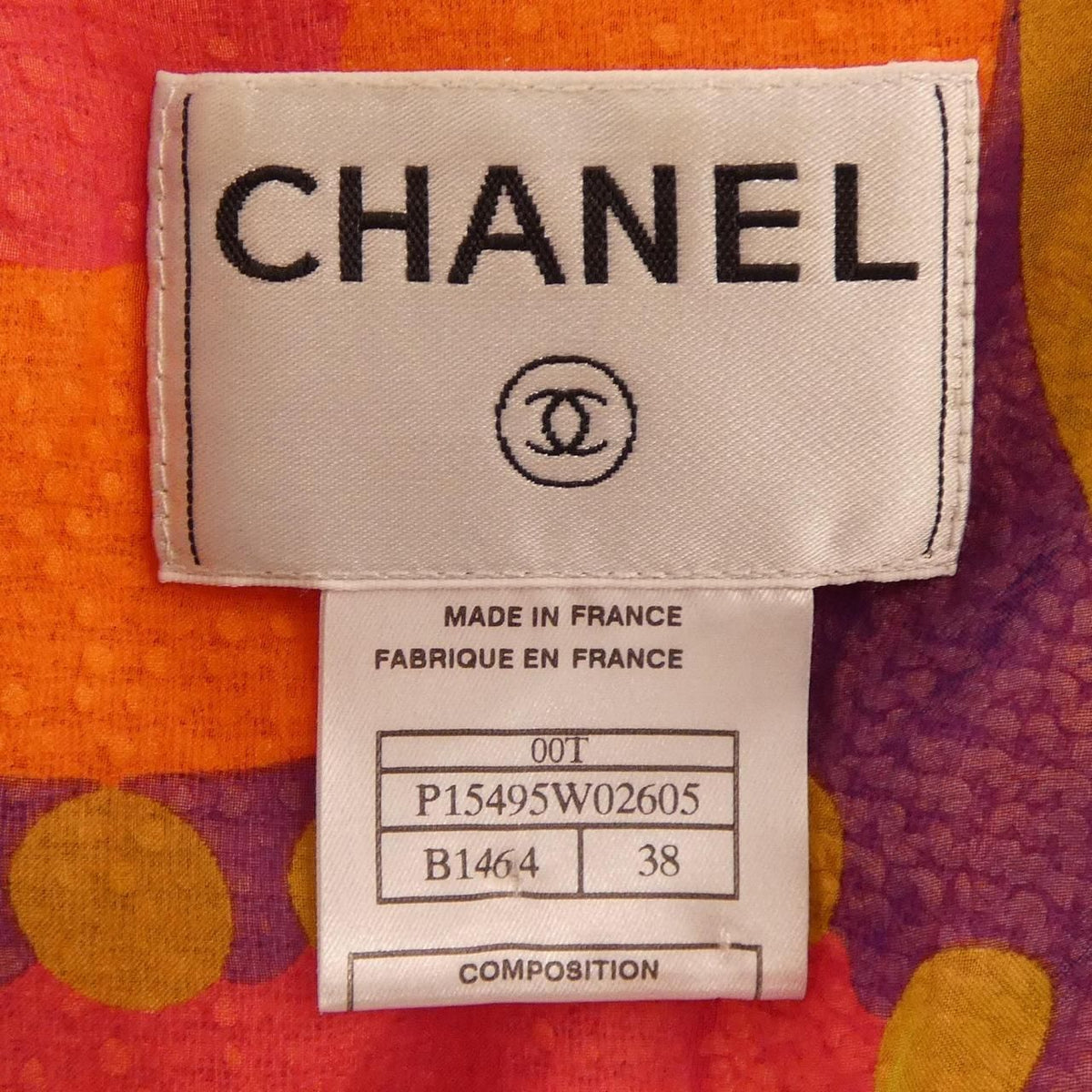 Chanel Vintage Jacket Orange — view 4