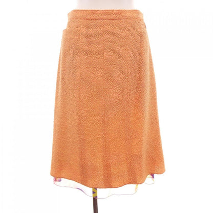 Chanel Vintage Skirt Orange