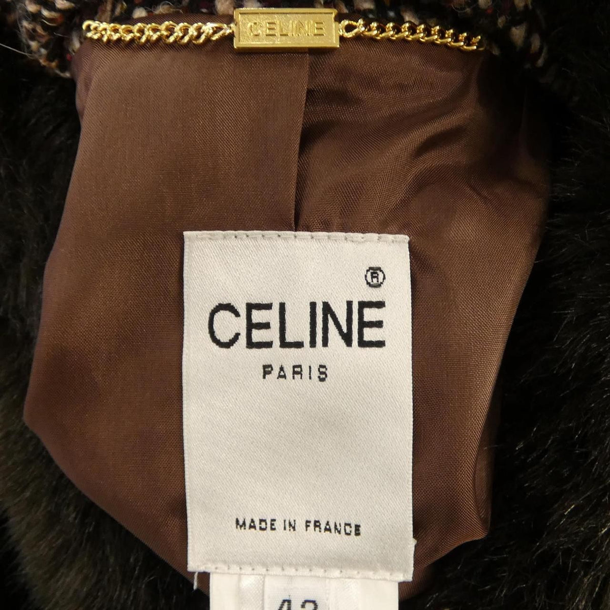 Celine Vintage Jacket Brown — view 5