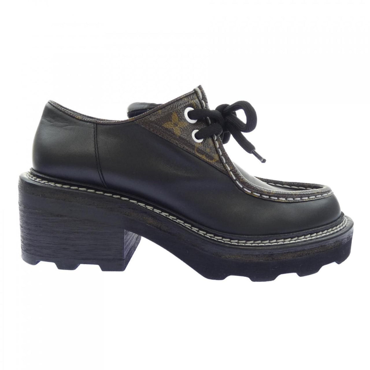 Louis Vuitton Monogram Canvas LV Beaubourg Line Derby Shoes
