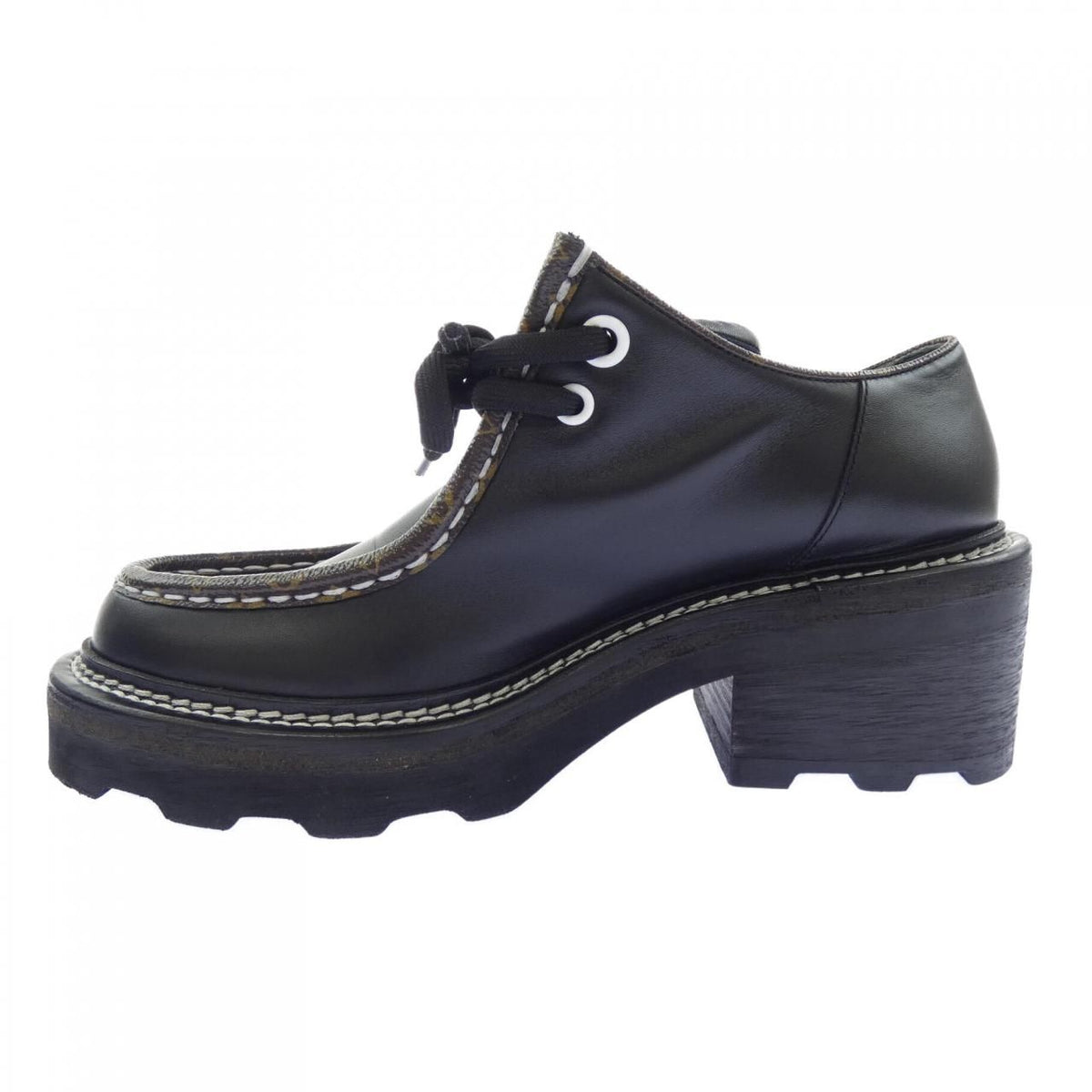 Louis Vuitton Monogram Canvas LV Beaubourg Line Derby Shoes — view 2