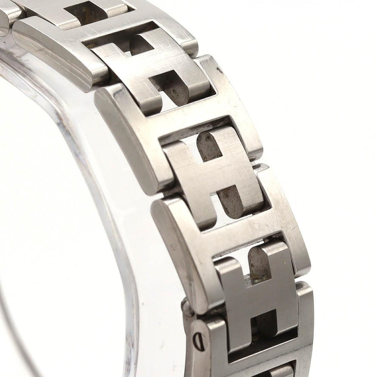 Hermes Clipper Oval SS Quartz Watch — view 4