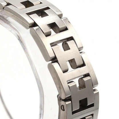 Hermes Clipper Oval SS Quartz Watch — view 4