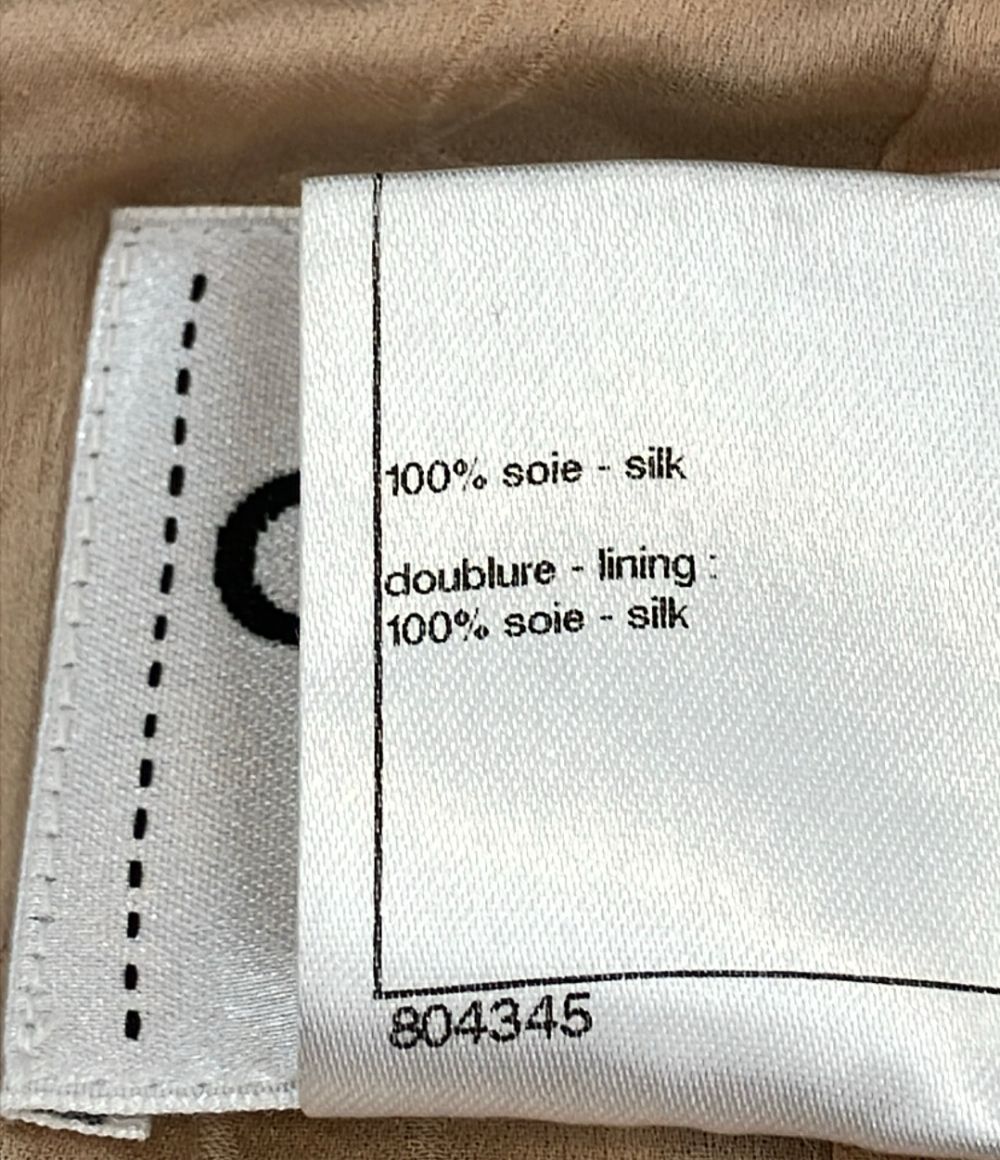 Chanel Camellia Silk Jacket 34 — view 4