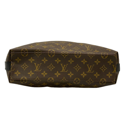 Louis Vuitton Tote Monogram Macassar Kitan Dark Brown Black — view 5