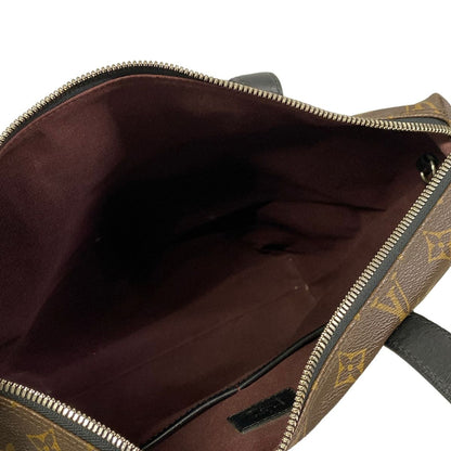 Louis Vuitton Tote Monogram Macassar Kitan Dark Brown Black — view 7