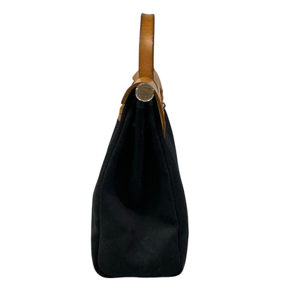Hermes Handbag Herbag PM Black Brown — view 4
