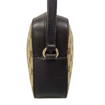 Gucci Shoulder Bag GG Pattern Sherry Beige Dark Brown Multi Embroidery — view 4