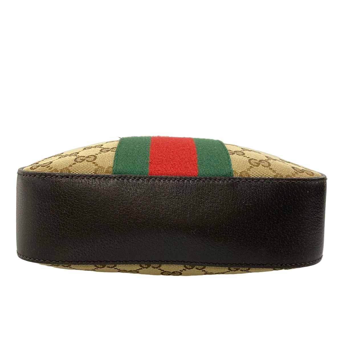 Gucci Shoulder Bag GG Pattern Sherry Beige Dark Brown Multi Embroidery — view 5