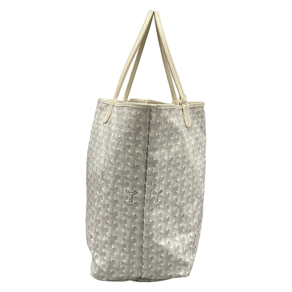 Goyard Tote Saint Louis GM White Leather — view 4