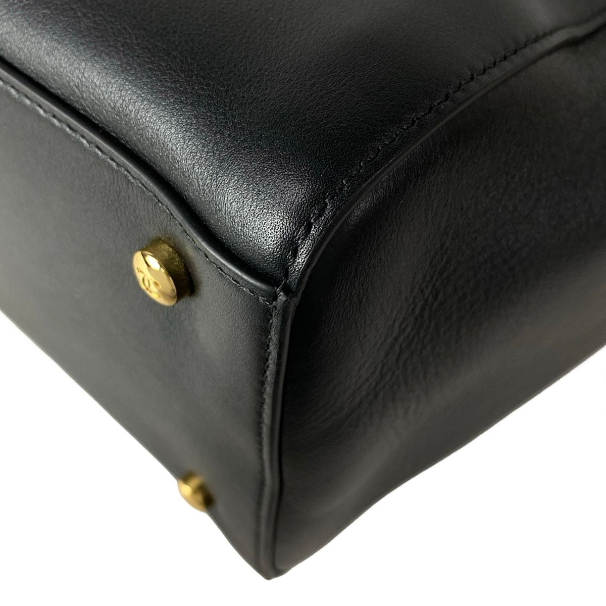 Chanel Tote Large Shopping Black Gold — view 8