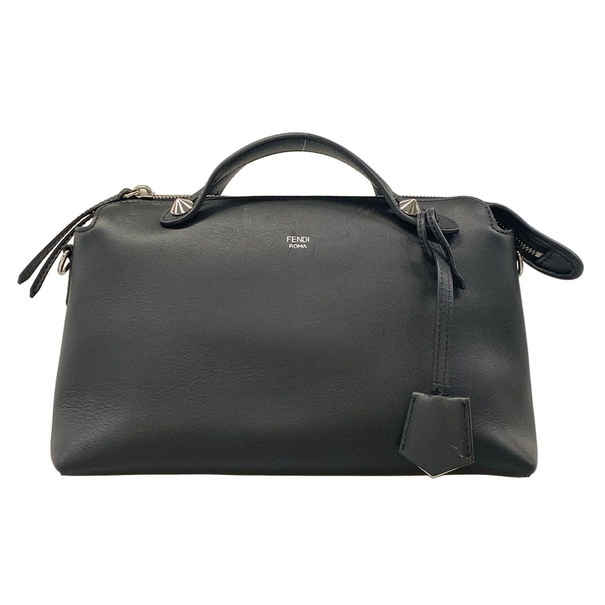 Fendi Handbag by the Way Black Leather