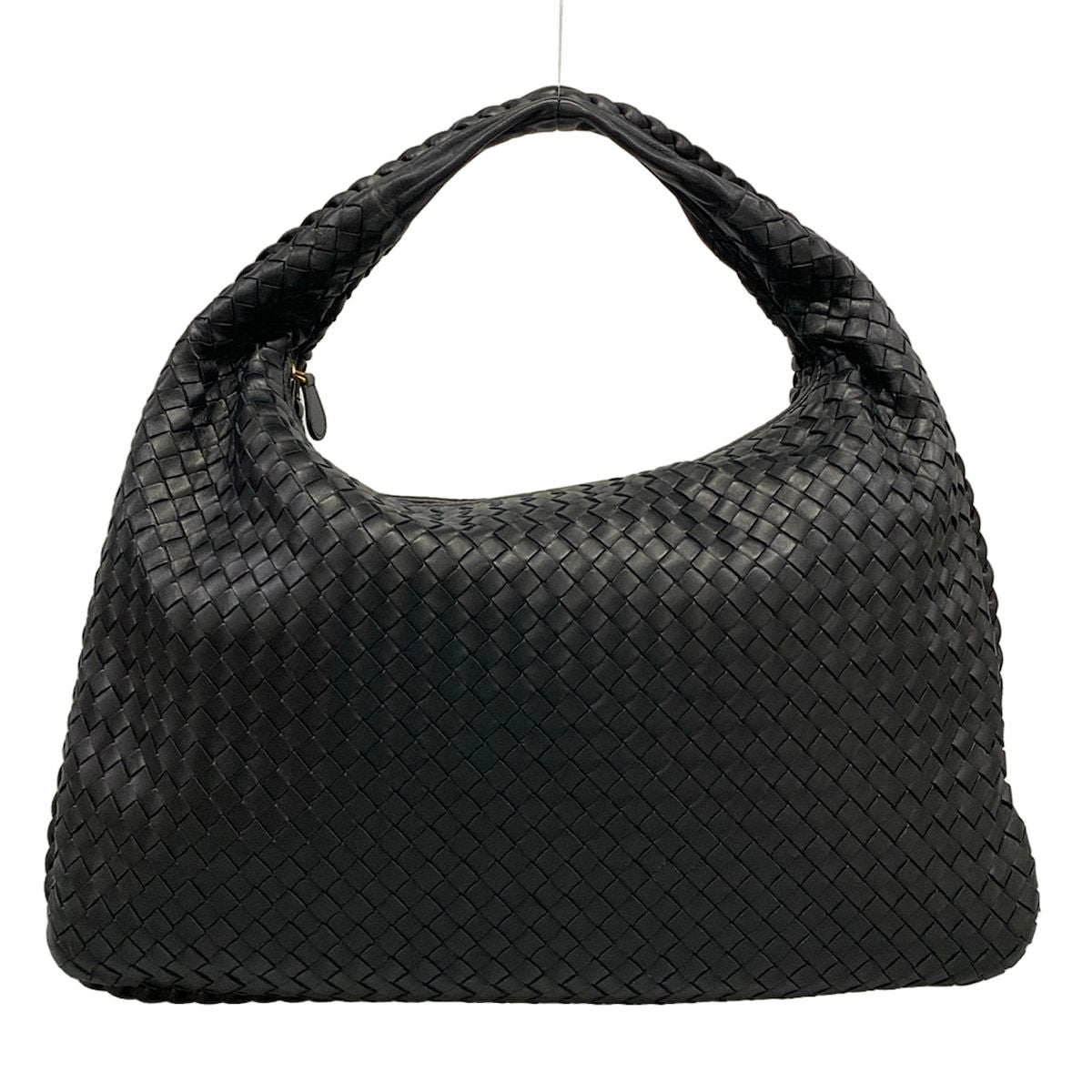 Bottega Veneta Shoulder Bag Medium Black Leather