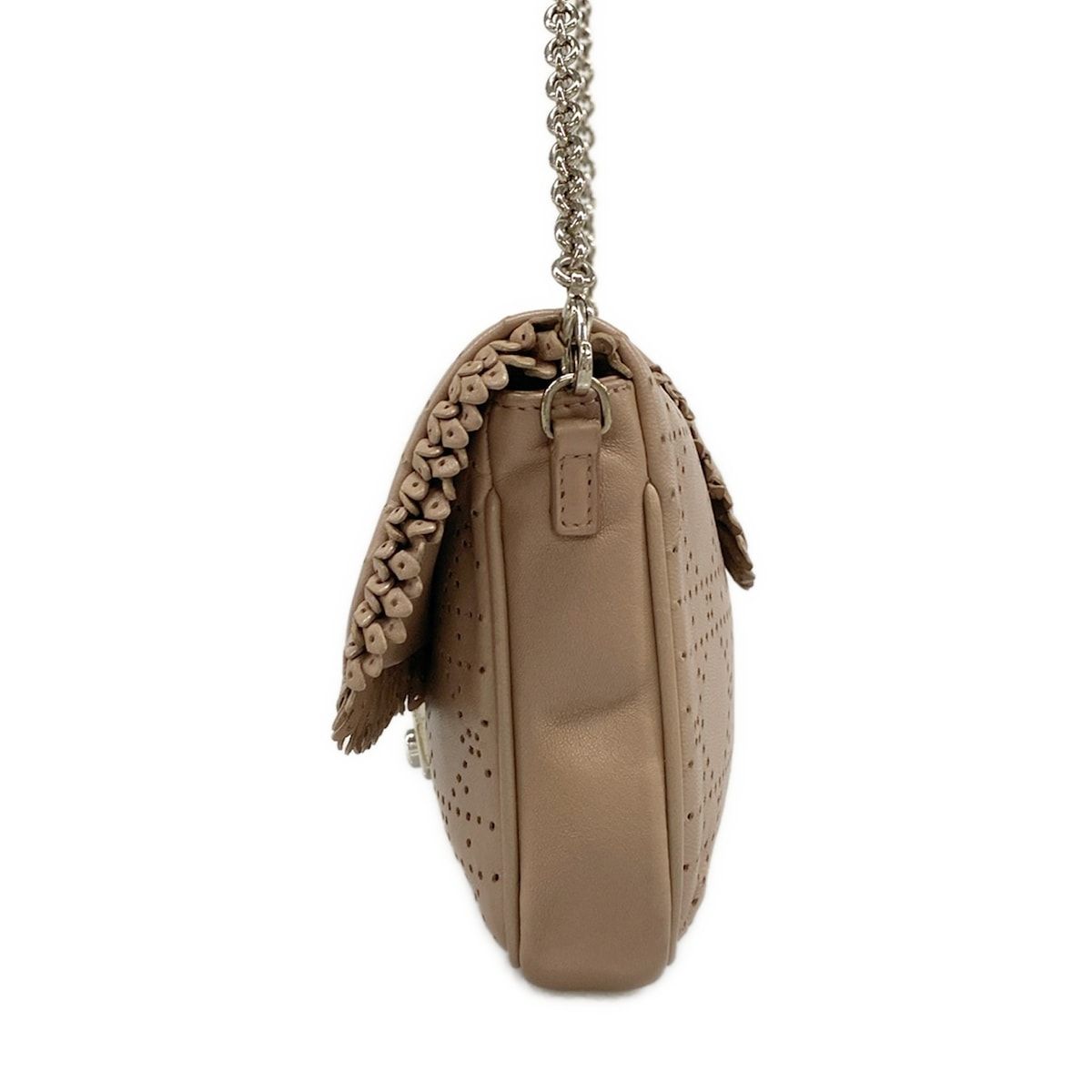 Dior Shoulder Bag New Rock Pink Beige Leather — view 4