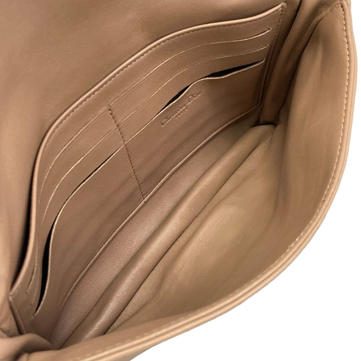Dior Shoulder Bag New Rock Pink Beige Leather — view 7
