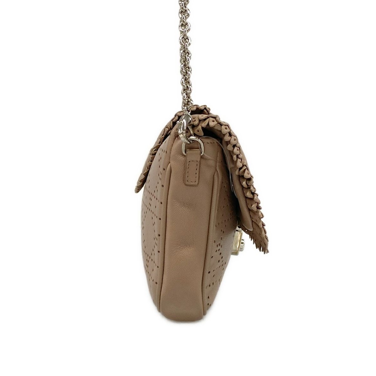 Dior Shoulder Bag New Rock Pink Beige Leather — view 2