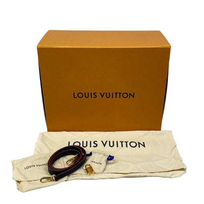 Louis Vuitton Handbag Monogram Empreinte Montaigne BB Marine Rouge Leather — view 8
