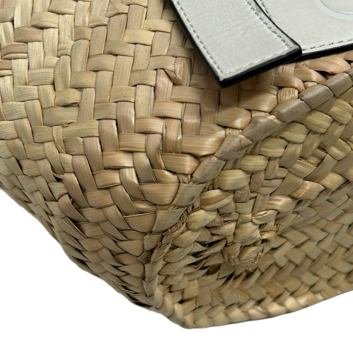 Loewe Tote Basket Beige White Paula's Ibiza Leather — view 6