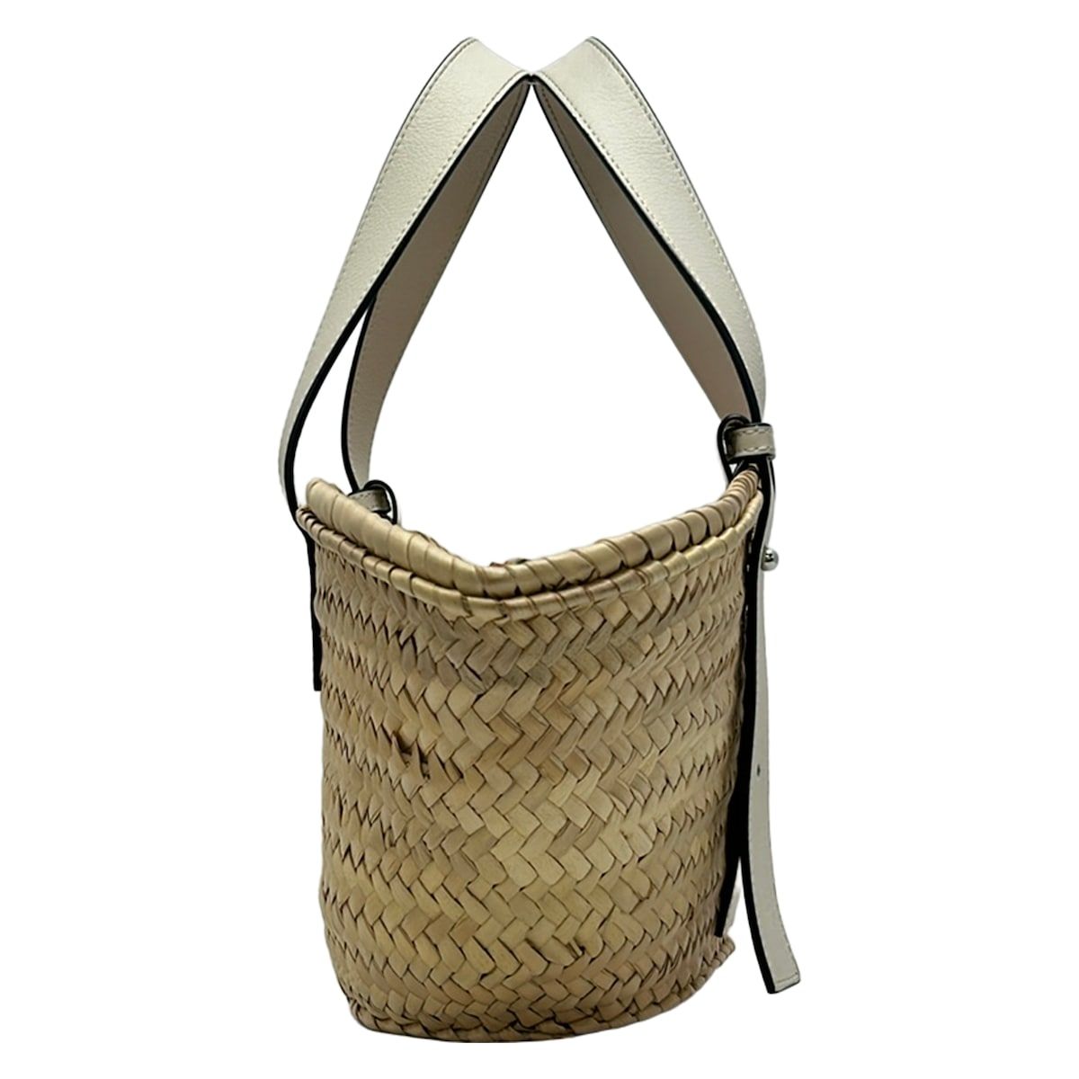 Loewe Tote Basket Beige White Paula's Ibiza Leather — view 2