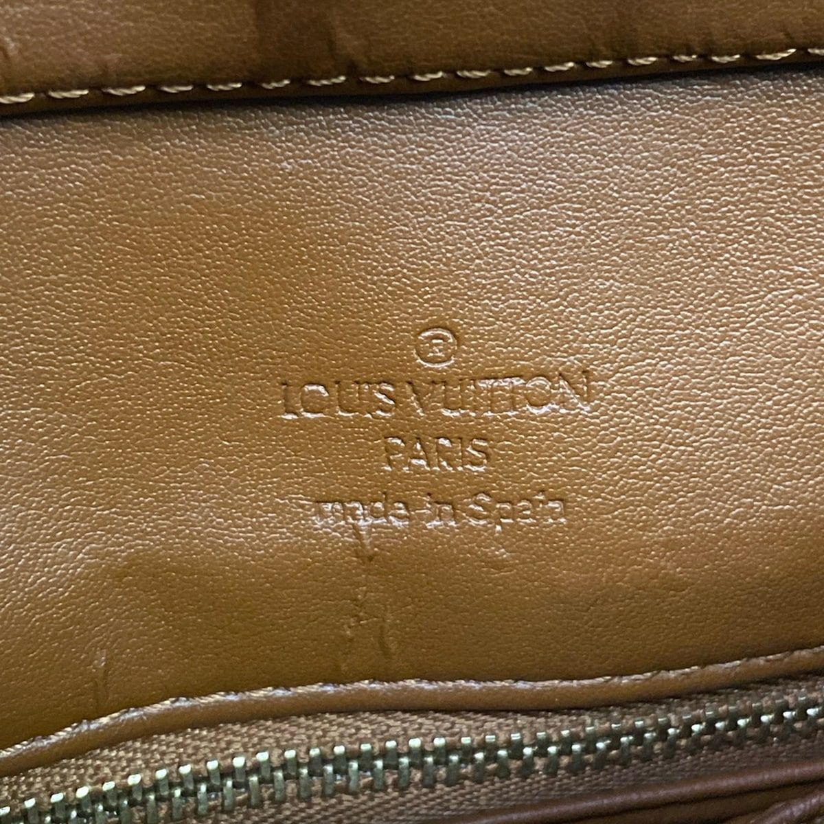 Louis Vuitton Tote Monogram Vernis Houston Blanc Leather — view 8