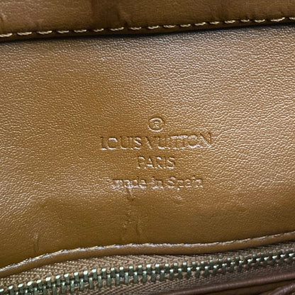 Louis Vuitton Tote Monogram Vernis Houston Blanc Leather — view 8