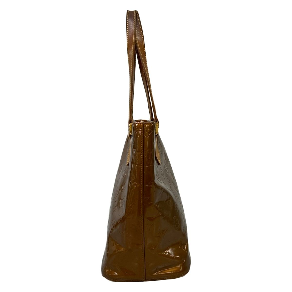 Louis Vuitton Tote Monogram Vernis Houston Blanc Leather — view 4