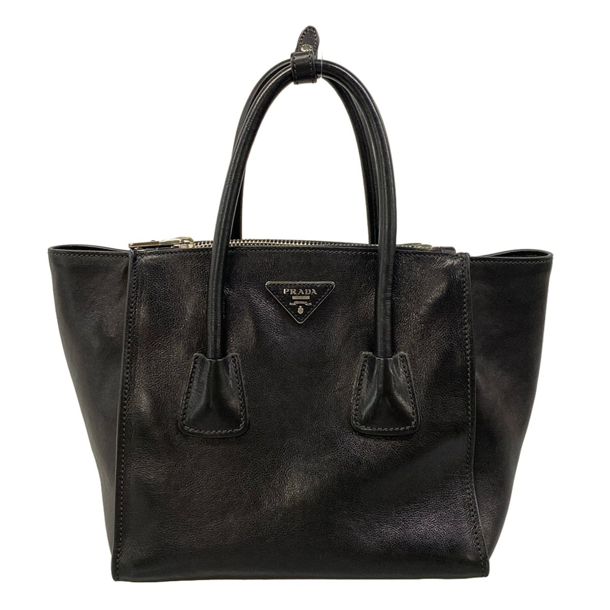 Prada Handbag Black Leather