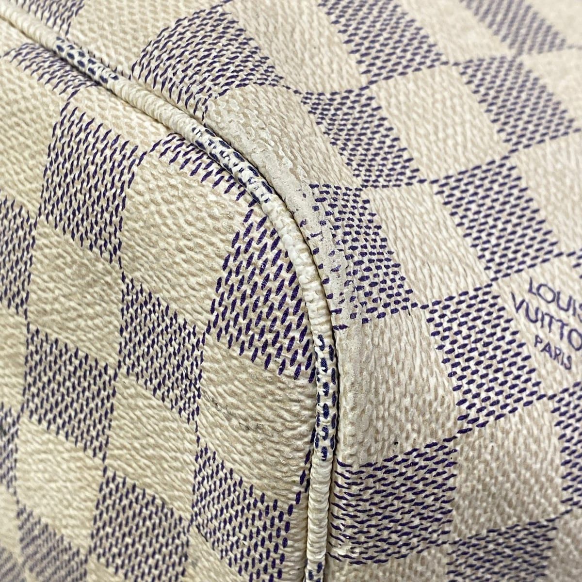 Louis Vuitton Tote Damier Neverfull MM Azur — view 6