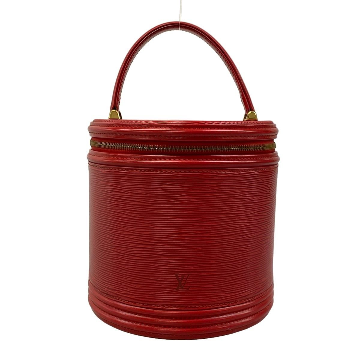 Louis Vuitton Vanity Bag Epi Cannes Castilian Red Leather