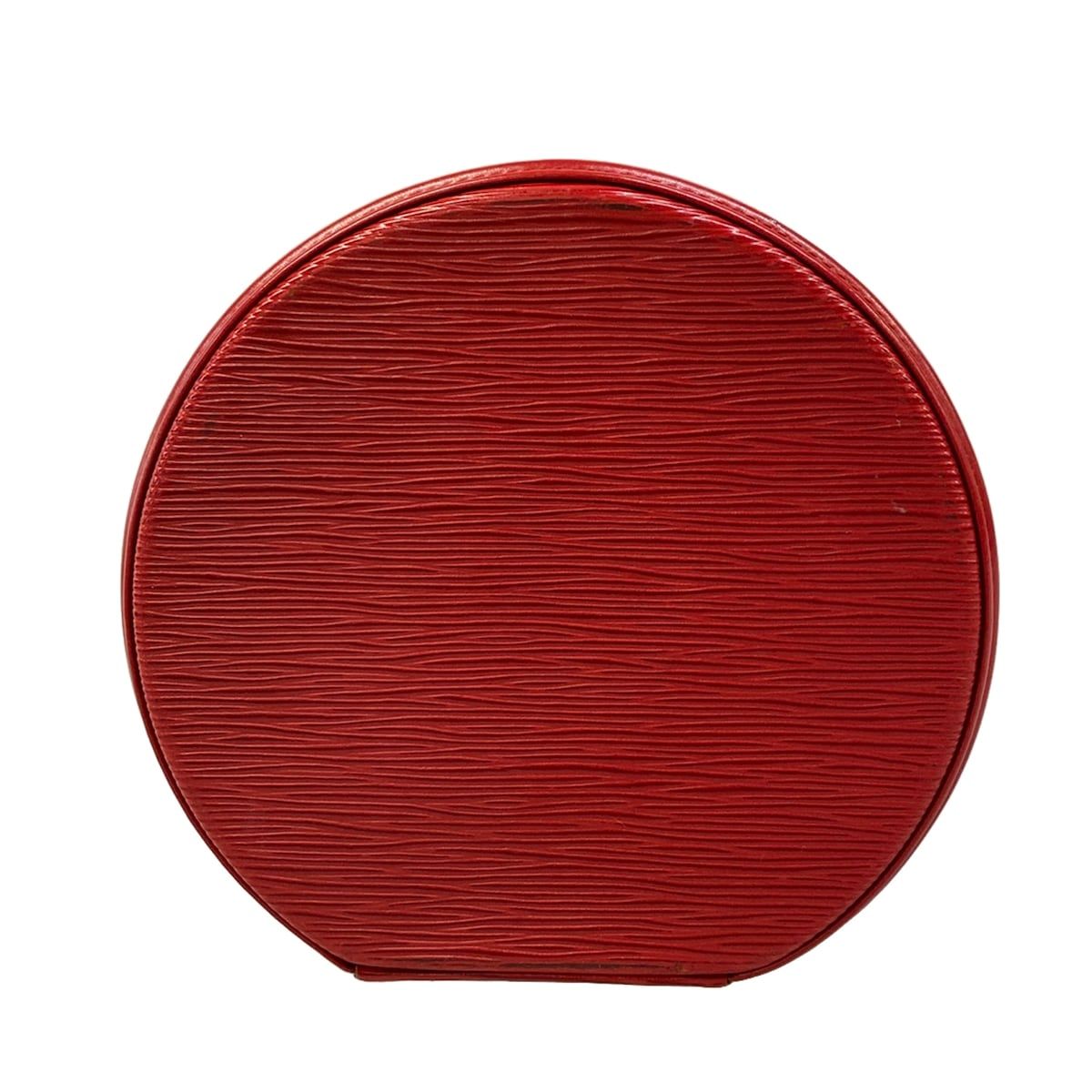 Louis Vuitton Vanity Bag Epi Cannes Castilian Red Leather — view 5