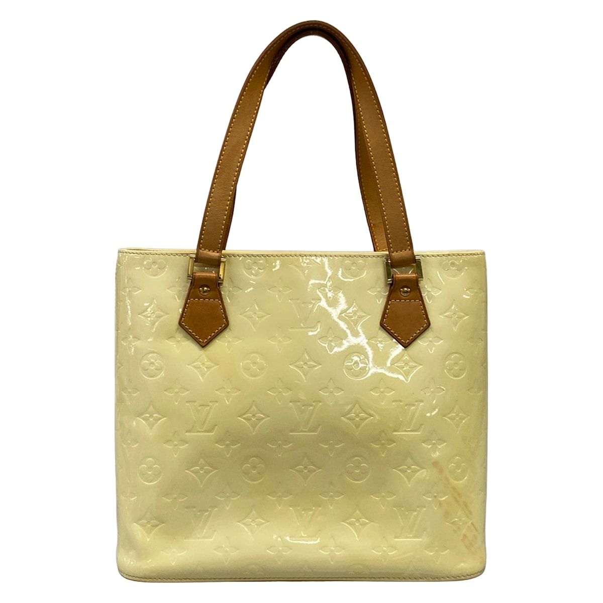 Louis Vuitton Tote Monogram Vernis Houston Perlee Leather