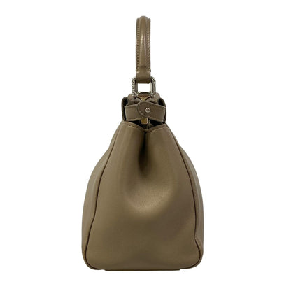 Fendi Handbag Peekaboo Iconic Small Beige Leather — view 2